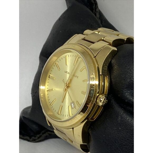 Michael Kors MK5160 Women's Gold Stainless Steel Analog Dial Quartz Watch JK440 - Picture 4 of 12